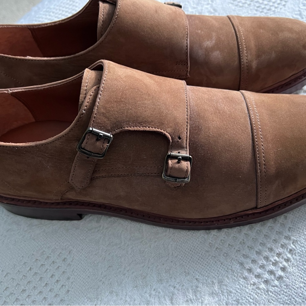 Men’s Frye Jones Double Monk Suede shoes -sz 11 Price Dropped - Picture 3 of 7
